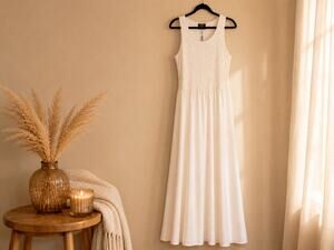 Bardot Bryony Orchid White Lace Poplin Midi Dress NWT 12 Wedding Resort Chic